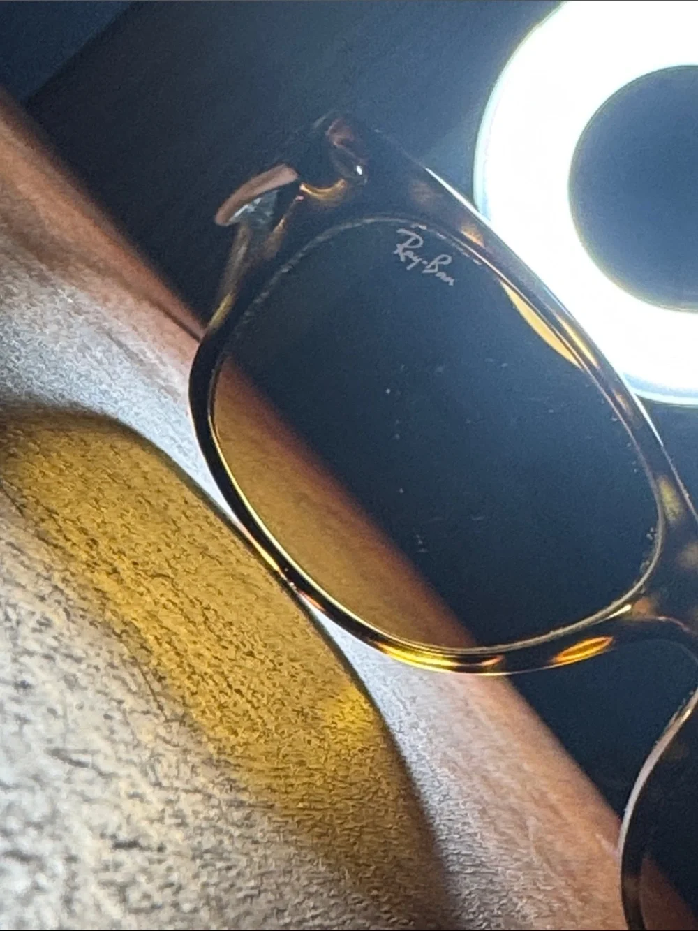 Used Ray-Ban  New wayfarer Tortoiseshell Sunglasses - Brown Lenses